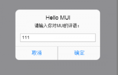 mui prompt 弹出框怎么设置输入框的默认值 mui prompt 弹出框怎么设置输入框的默认值
