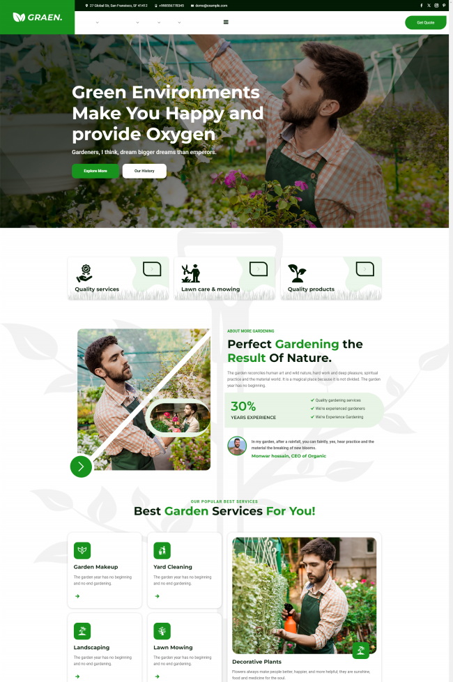 园林园艺苗木服务公司响应式模板