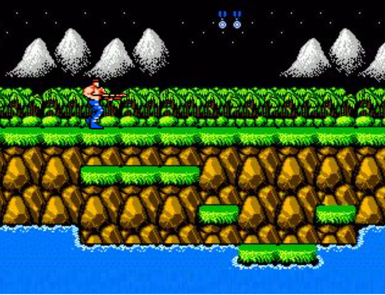 html和js写的魂斗罗游戏代码