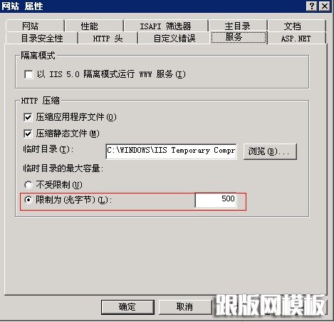 开启IIS的GZIP方法