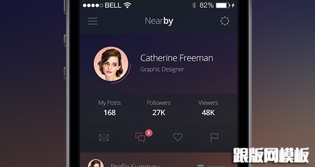 001-nearby-ui-template-theme-psd-flat